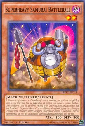Superheavy Samurai Battleball (Starfoil) (Starfoil Rare) [SP17-EN011] 1st Edition