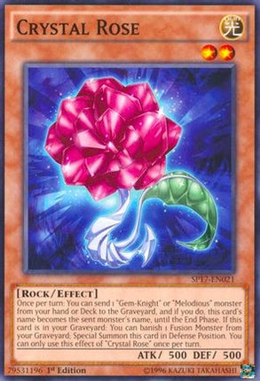 Crystal Rose (Common / Short Print) [SP17-EN021] 1st Edition