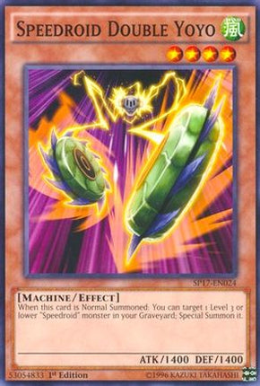 Speedroid Double Yoyo (Starfoil) (Starfoil Rare) [SP17-EN024] 1st Edition