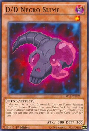 D/D Necro Slime (Starfoil) (Starfoil Rare) [SP17-EN027] 1st Edition