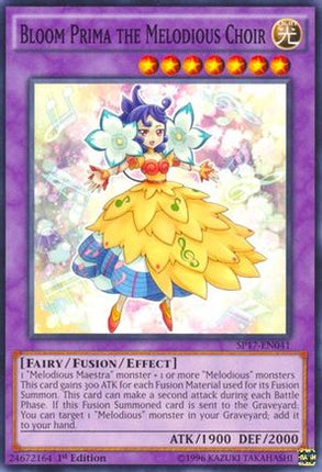 Bloom Prima the Melodious Choir (Common / Short Print) [SP17-EN041] 1st Edition