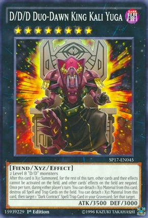 D/D/D Duo-Dawn King Kali Yuga (Common / Short Print) [SP17-EN045] 1st Edition