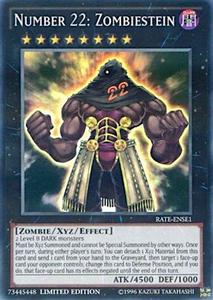 Number 22: Zombiestein (Super Rare) [RATE-ENSE1] Limited