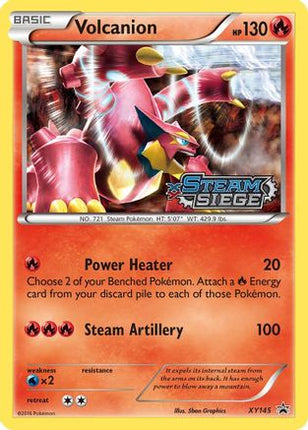 Volcanion (XY Steam Siege Prerelease) - null/null [XY Promos] Holofoil