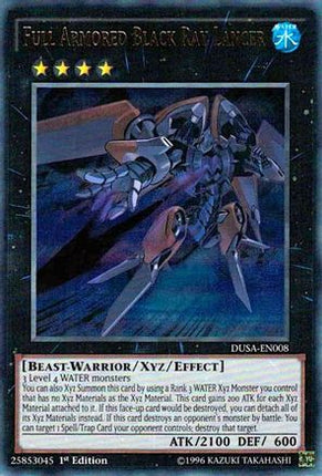 Full Armored Black Ray Lancer (Ultra Rare) [DUSA-EN008] 1st Edition