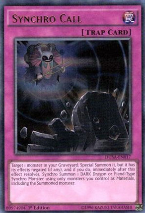 Synchro Call (Ultra Rare) [DUSA-EN017] 1st Edition