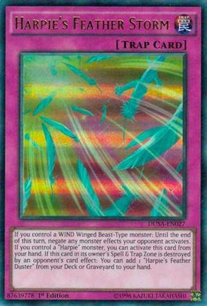 Harpie's Feather Storm (Ultra Rare) [DUSA-EN027] 1st Edition
