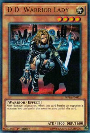 D.D. Warrior Lady (Ultra Rare) [DUSA-EN051] 1st Edition