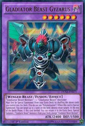 Gladiator Beast Gyzarus (Ultra Rare) [DUSA-EN071] 1st Edition