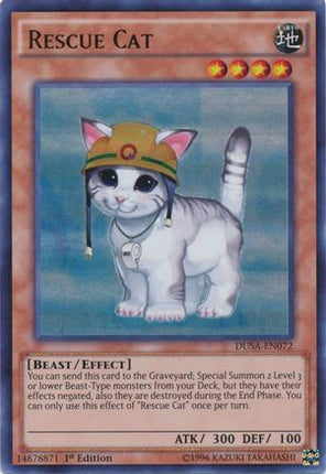Rescue Cat (Ultra Rare) [DUSA-EN072] 1st Edition