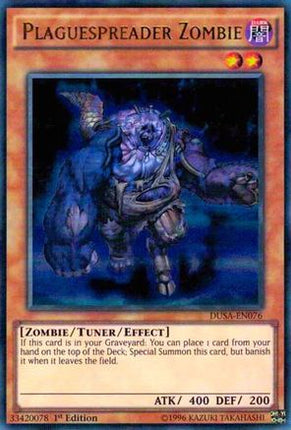 Plaguespreader Zombie (Ultra Rare) [DUSA-EN076] 1st Edition