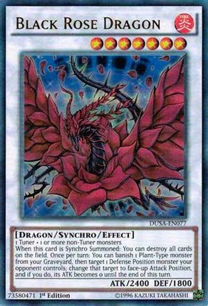 Black Rose Dragon (Ultra Rare) [DUSA-EN077] 1st Edition