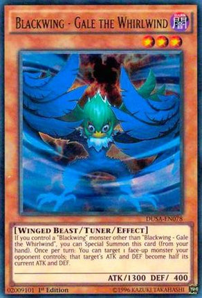 Blackwing - Gale the Whirlwind (Ultra Rare) [DUSA-EN078] 1st Edition