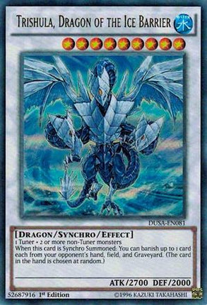 Trishula, Dragon of the Ice Barrier (Ultra Rare) [DUSA-EN081] 1st Edition