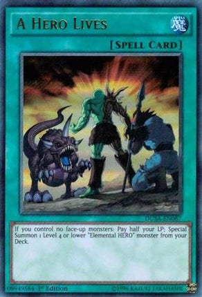 A Hero Lives (Ultra Rare) [DUSA-EN087] 1st Edition