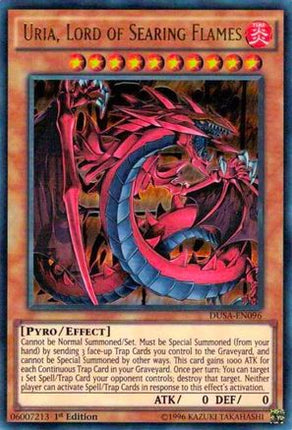 Uria, Lord of Searing Flames (Ultra Rare) [DUSA-EN096] 1st Edition