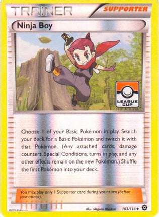 Ninja Boy - 103/114 (League Cup) [League & Championship Cards] Reverse Holofoil