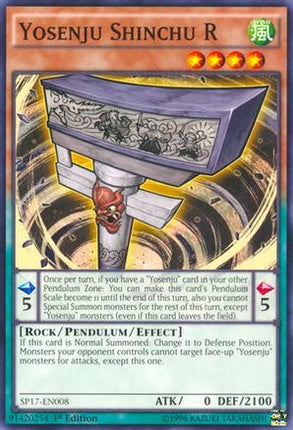Yosenju Shinchu R (Starfoil) (Starfoil Rare) [SP17-EN008] 1st Edition