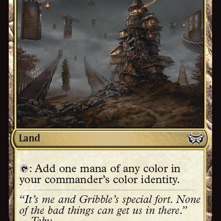 Command Tower [Duskmourn: House of Horror Commander] Foil