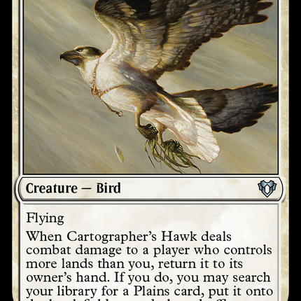 Cartographer's Hawk [Commander Masters]