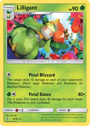 Lilligant - 5/145 [SM - Guardians Rising] Reverse Holofoil