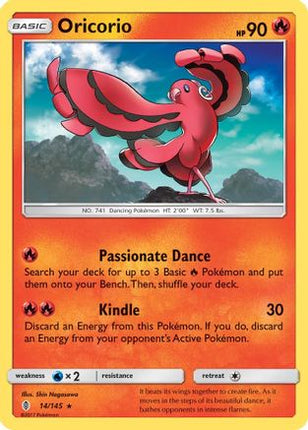 Oricorio (14) - 14/145 [SM - Guardians Rising]