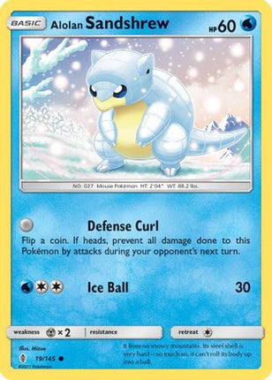 Alolan Sandshrew - 19/145 [SM - Guardians Rising]
