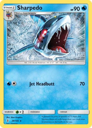 Sharpedo - 28/145 [SM - Guardians Rising]