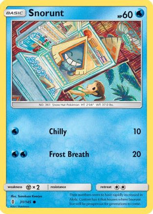 Snorunt - 31/145 [SM - Guardians Rising]