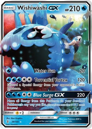 Wishiwashi GX - 38/145 [SM - Guardians Rising] Holofoil