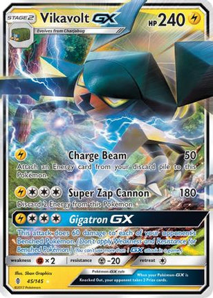 Vikavolt GX - 45/145 [SM - Guardians Rising] Holofoil