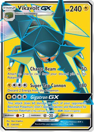 Vikavolt GX (Full Art) - 134/145 [SM - Guardians Rising] Holofoil