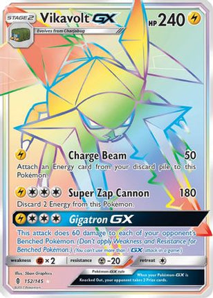 Vikavolt GX (Secret) - 152/145 [SM - Guardians Rising] Holofoil
