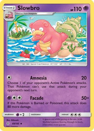 Slowbro - 49/145 [SM - Guardians Rising] Reverse Holofoil