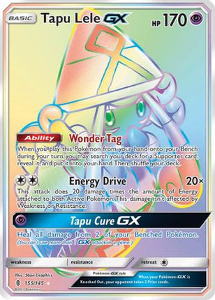 Tapu Lele GX (Secret) - 155/145 [SM - Guardians Rising] Holofoil