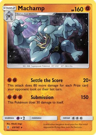 Machamp - 65/145 [SM - Guardians Rising] Reverse Holofoil