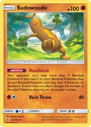 Sudowoodo - 66/145 [SM - Guardians Rising]