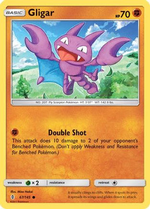 Gligar - 67/145 [SM - Guardians Rising]