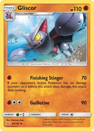 Gliscor - 68/145 [SM - Guardians Rising]
