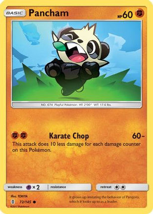 Pancham - 72/145 [SM - Guardians Rising] Reverse Holofoil