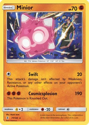 Minior - 77/145 [SM - Guardians Rising] Holofoil