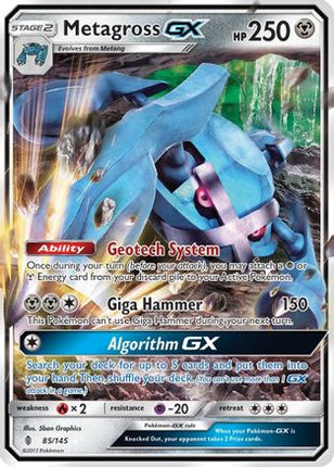 Metagross GX - 85/145 [SM - Guardians Rising] Holofoil