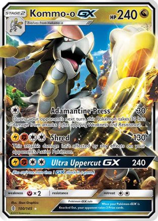 Kommo-o GX - 100/145 [SM - Guardians Rising] Holofoil