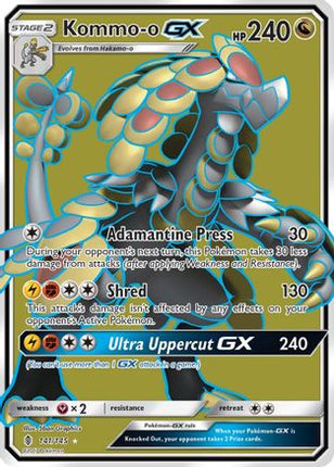 Kommo-o GX (Full Art) - 141/145 [SM - Guardians Rising] Holofoil