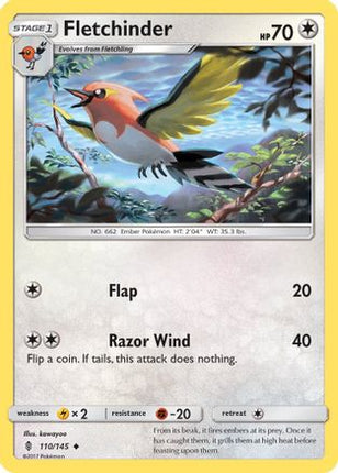 Fletchinder - 110/145 [SM - Guardians Rising]