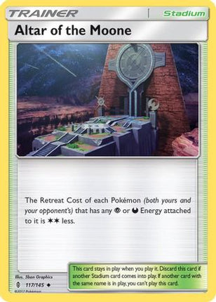 Altar of the Moone - 117/145 [SM - Guardians Rising] Reverse Holofoil