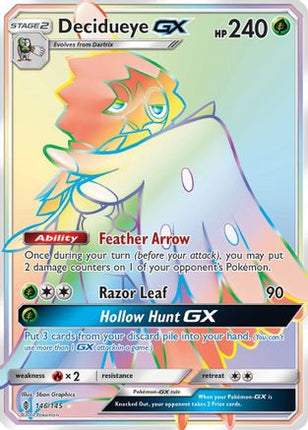 Decidueye GX (Secret) - 146/145 [SM - Guardians Rising] Holofoil