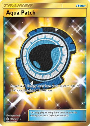 Aqua Patch (Secret) - 161/145 [SM - Guardians Rising] Holofoil