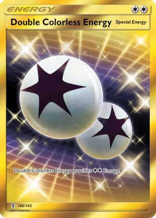 Double Colorless Energy (Secret) - 166/145 [SM - Guardians Rising] Holofoil