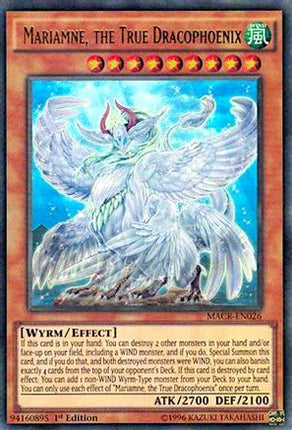 Mariamne, the True Dracophoenix (Ultra Rare) [MACR-EN026] 1st Edition
